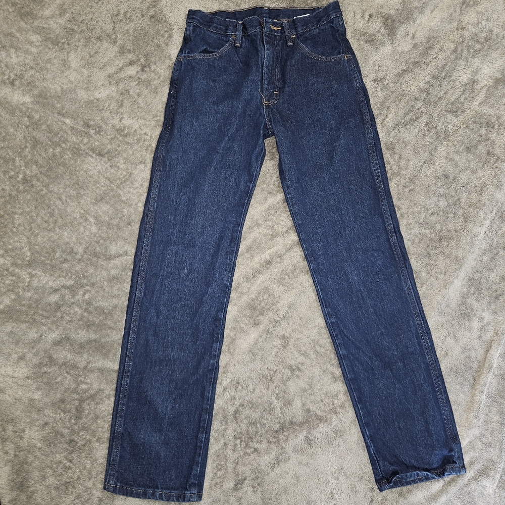 Rustler Men's Straight Leg Blue Jeans 29x32